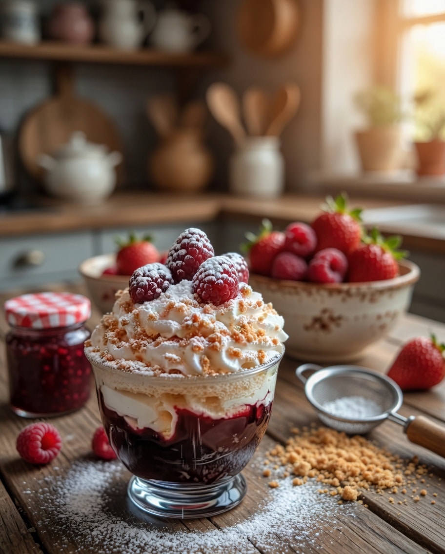 Verrines Framboise, Mascarpone et Meringue : Le Dessert Élégant
