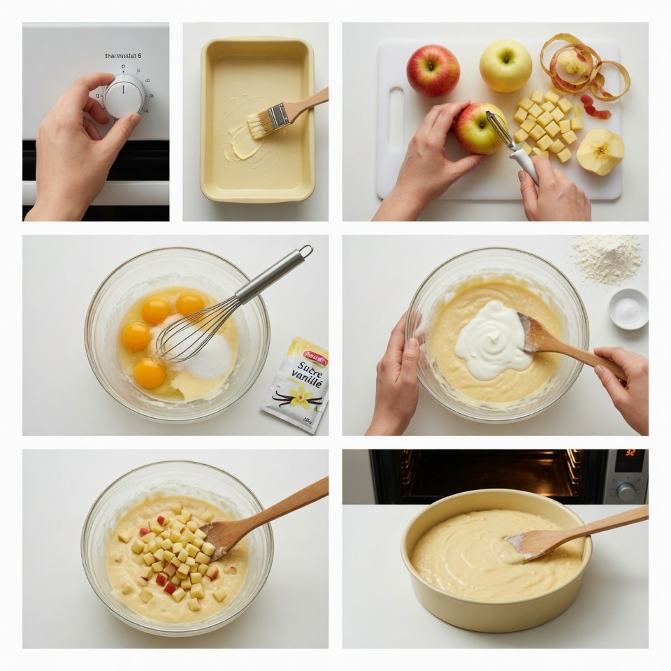 Flan aux pommes et yaourt