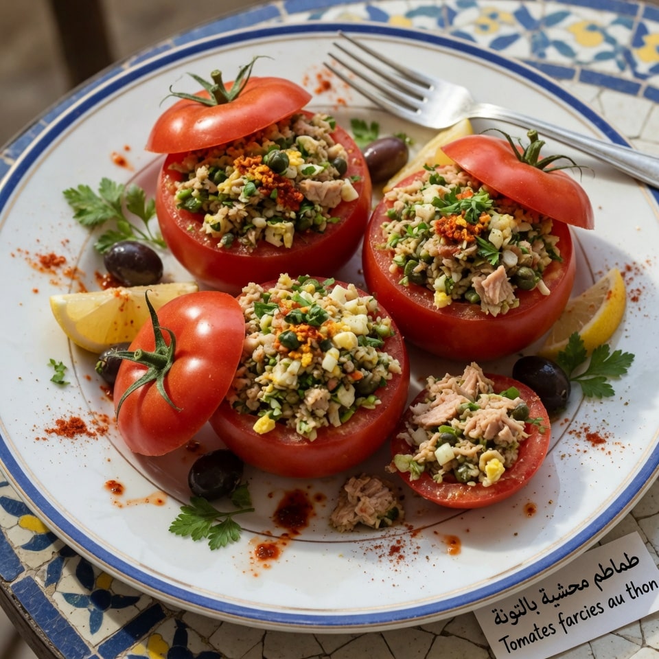 Tomates farcies au thon