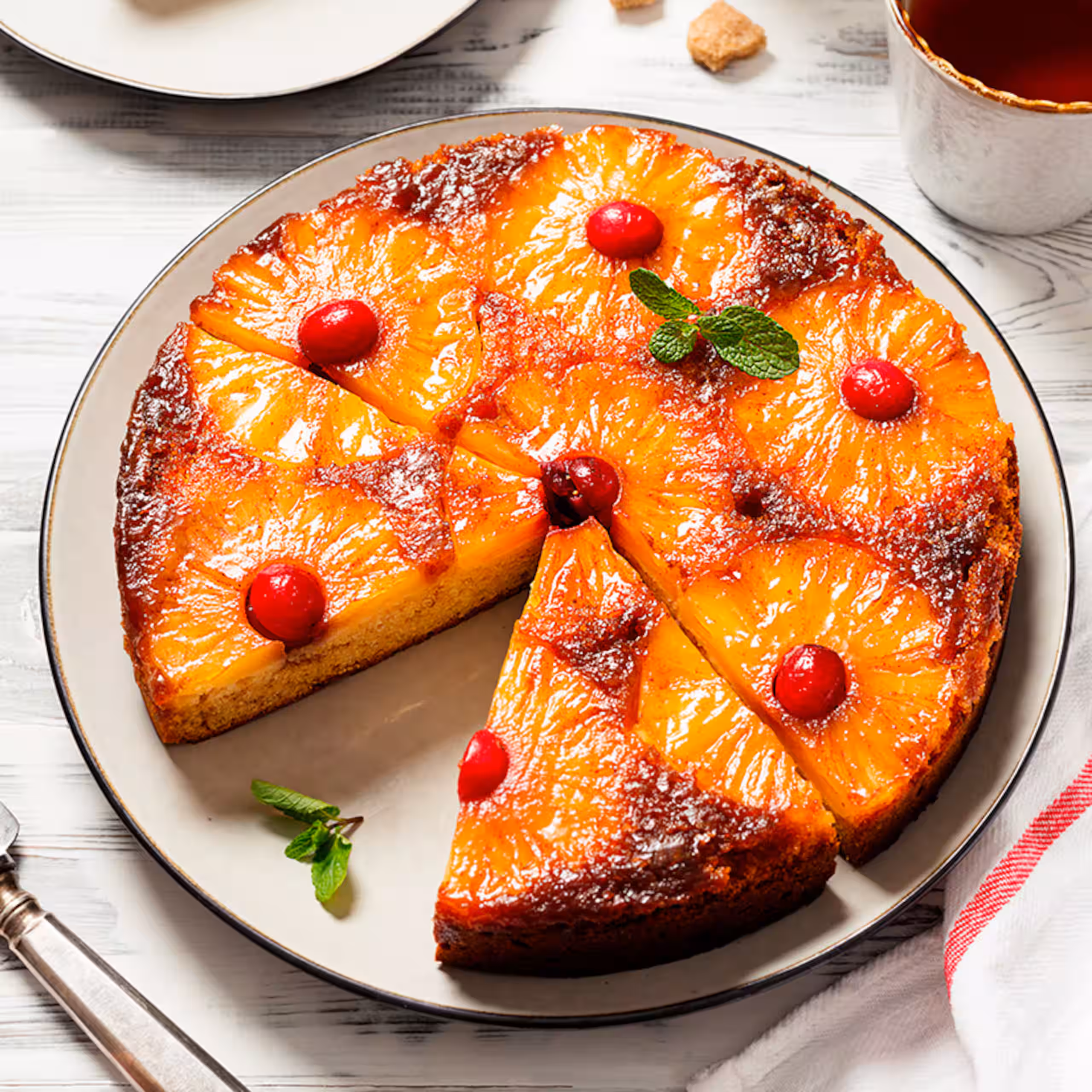 Gâteau Renversé à l’Ananas : La Recette Ultra Moelleuse et Caramélisée