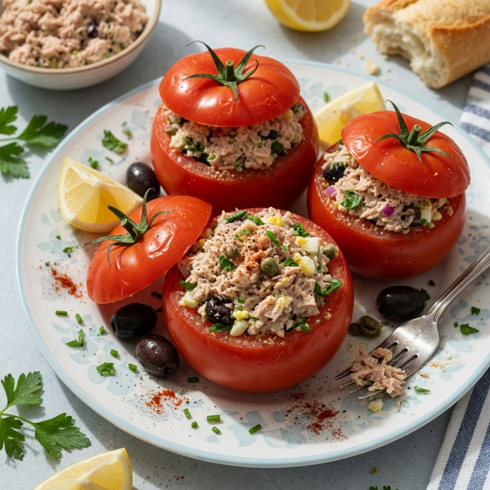 Tomates farcies au thon