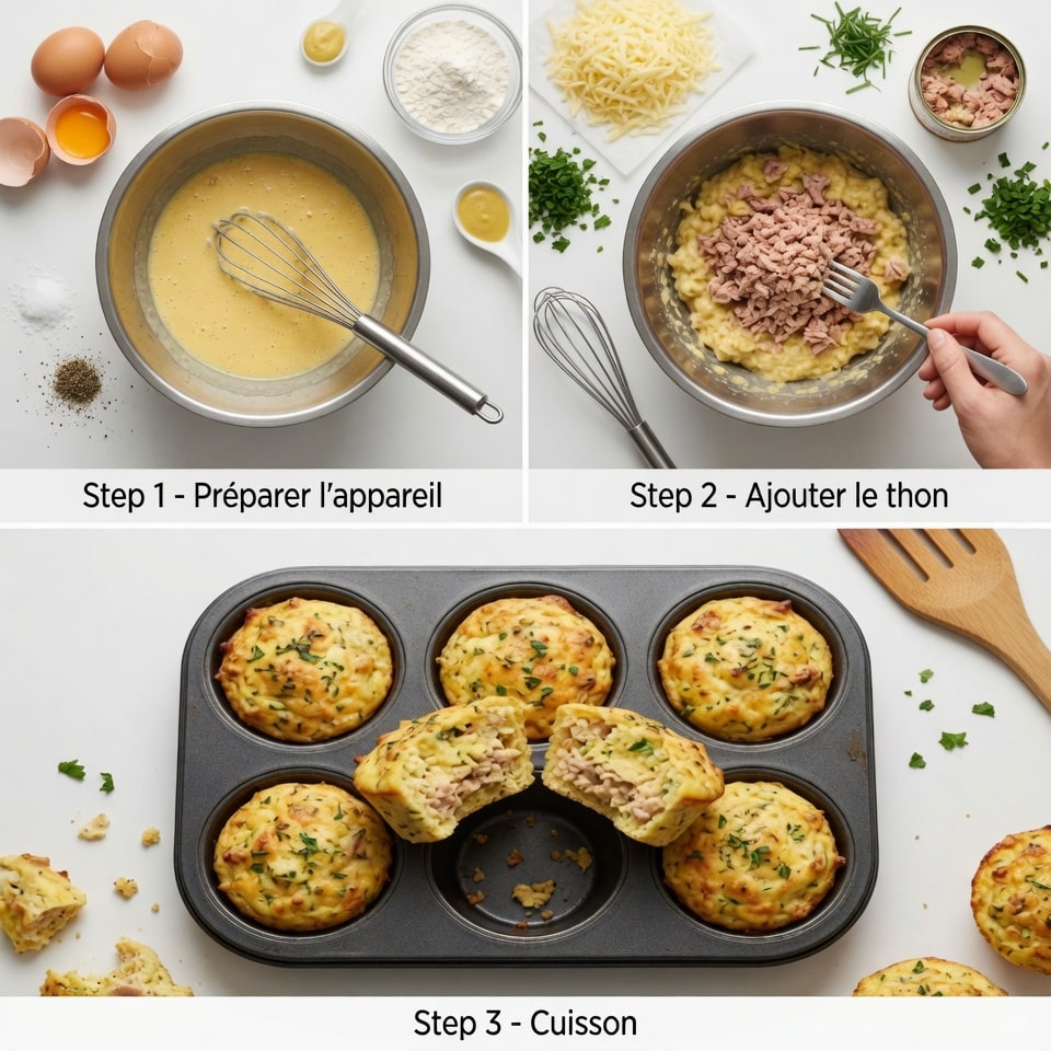 Petits Flans au Thon