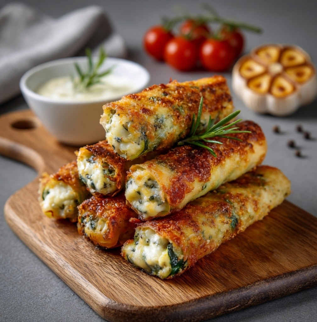 Cigares Courgettes Feta Mozzarella : Les Bouchées Croustillantes et Fondantes