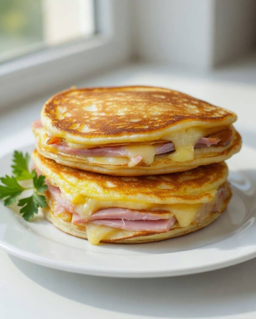 Pancakes Salés Jambon & Fromage