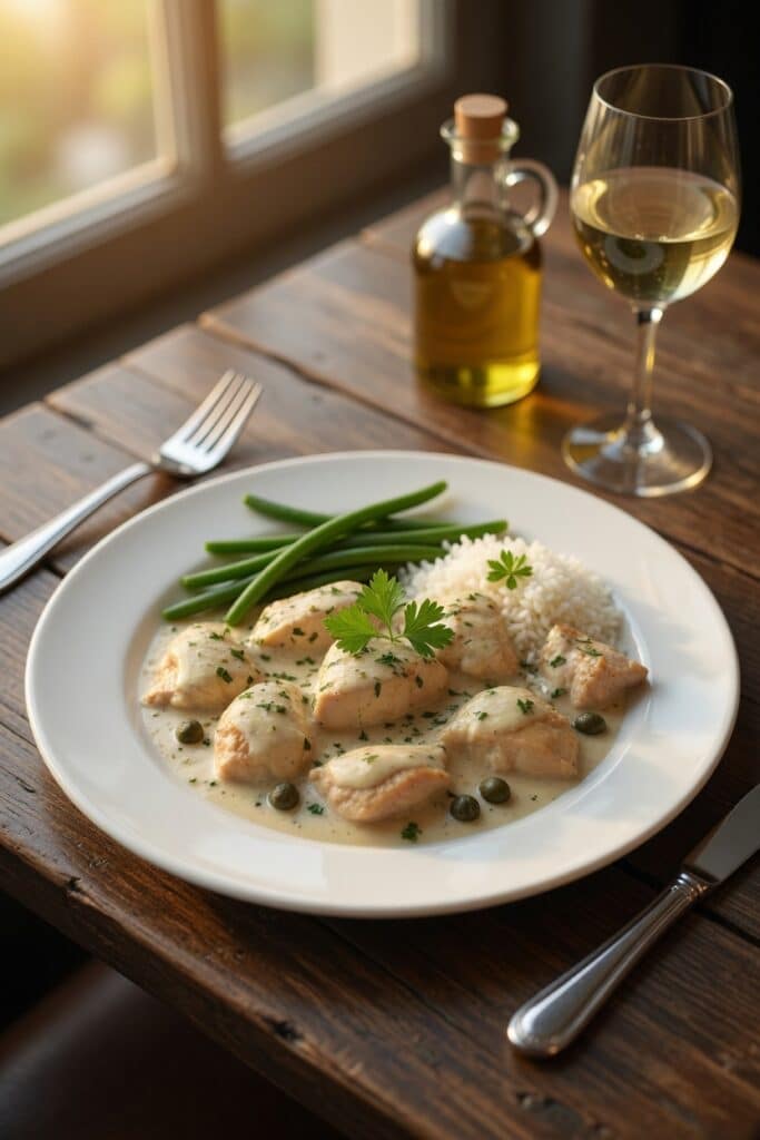 Poulet minceur à la moutarde et au yaourt