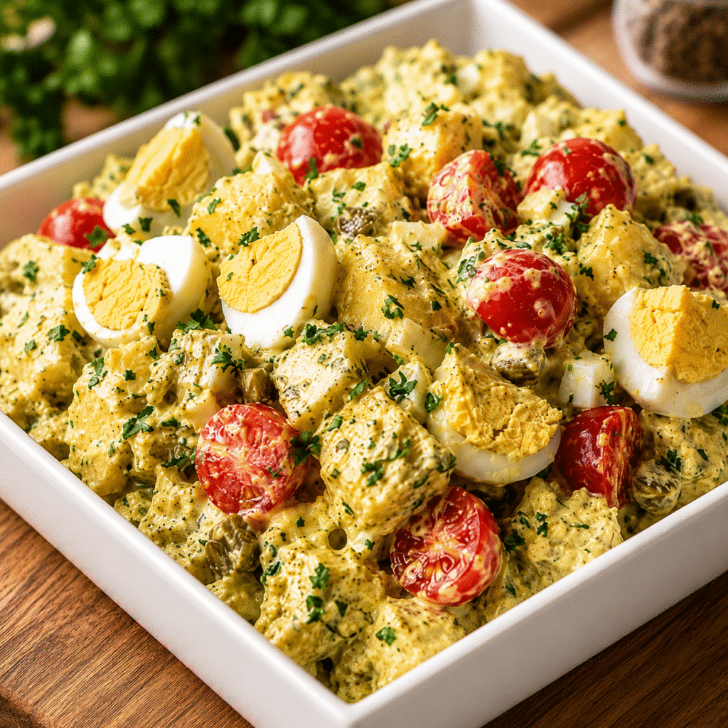Salade de Pommes de Terre Crémeuse aux Œufs