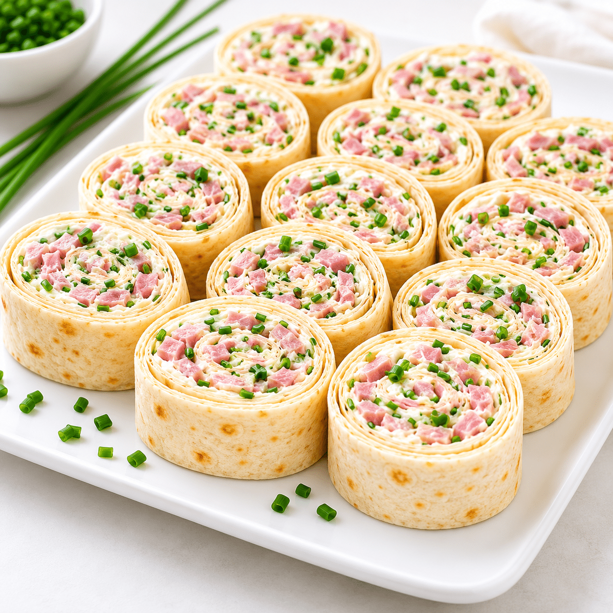 Wraps Apéritifs au Jambon