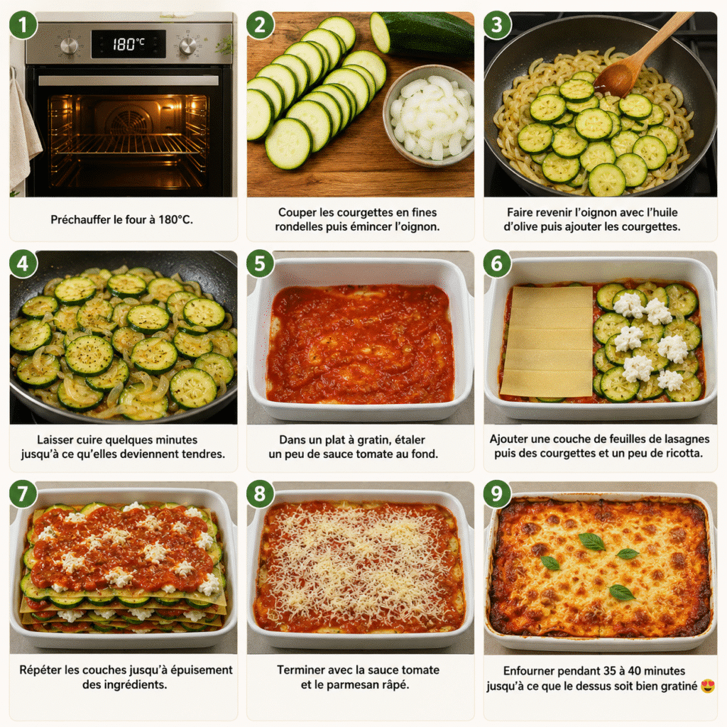 Lasagnes Express Courgette & Ricotta