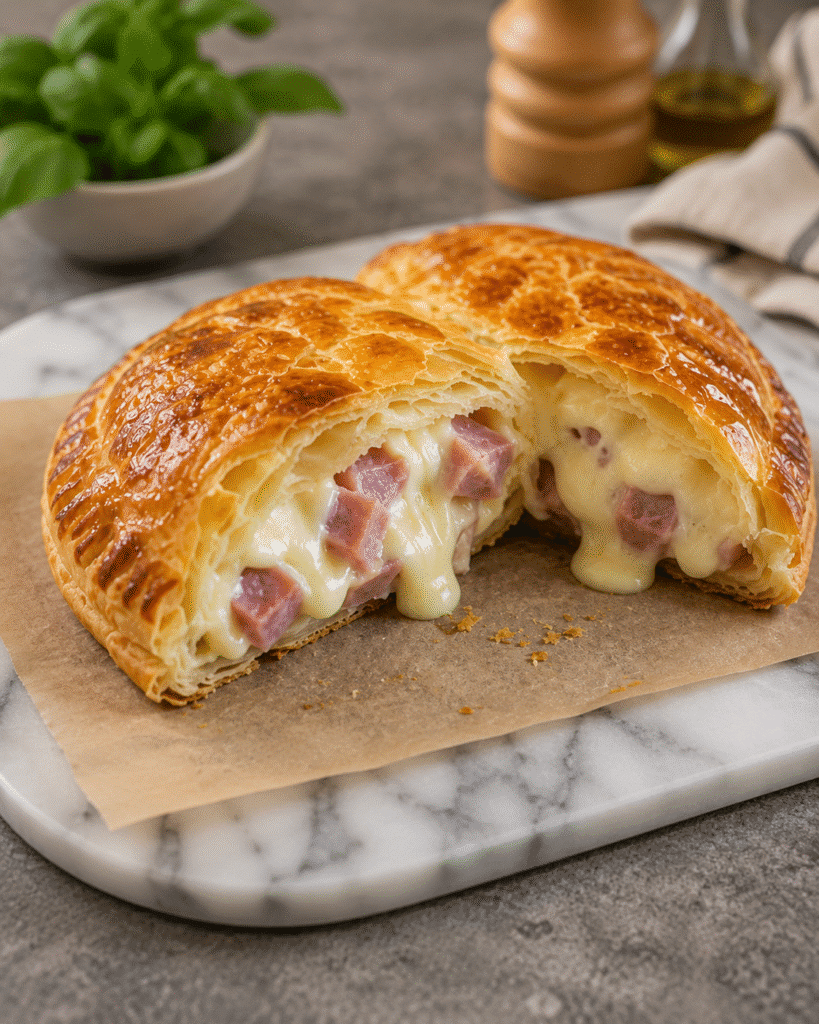 Chaussons Jambon-Gruyère : croustillants, fondants et ultra gourmands