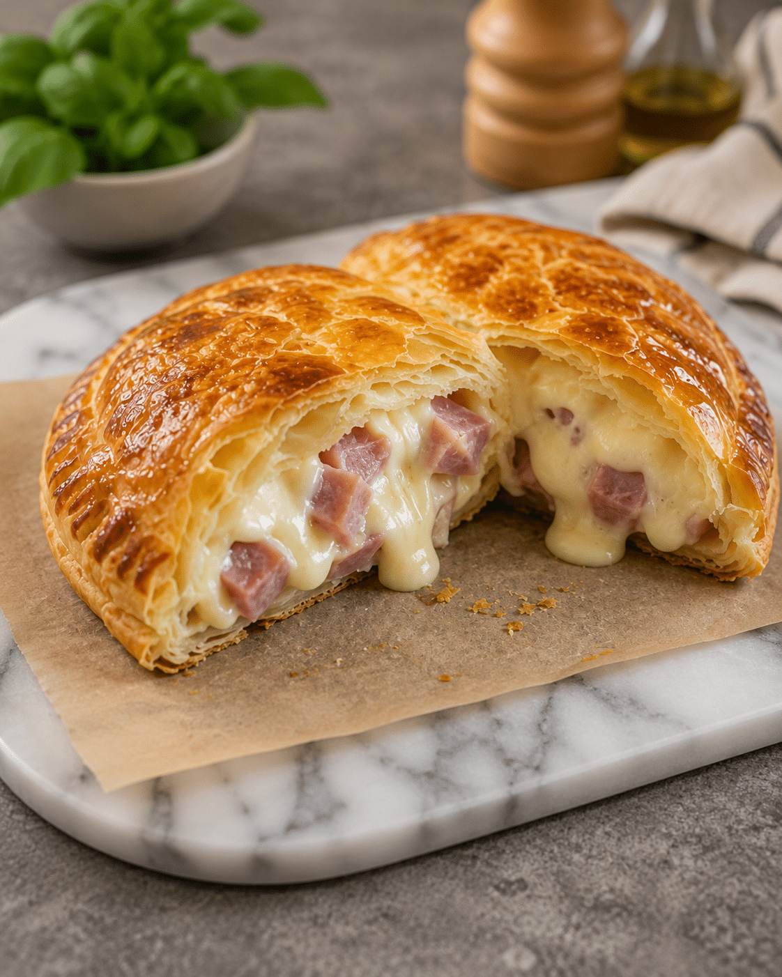 Chaussons Jambon-Gruyère : croustillants, fondants et ultra gourmands