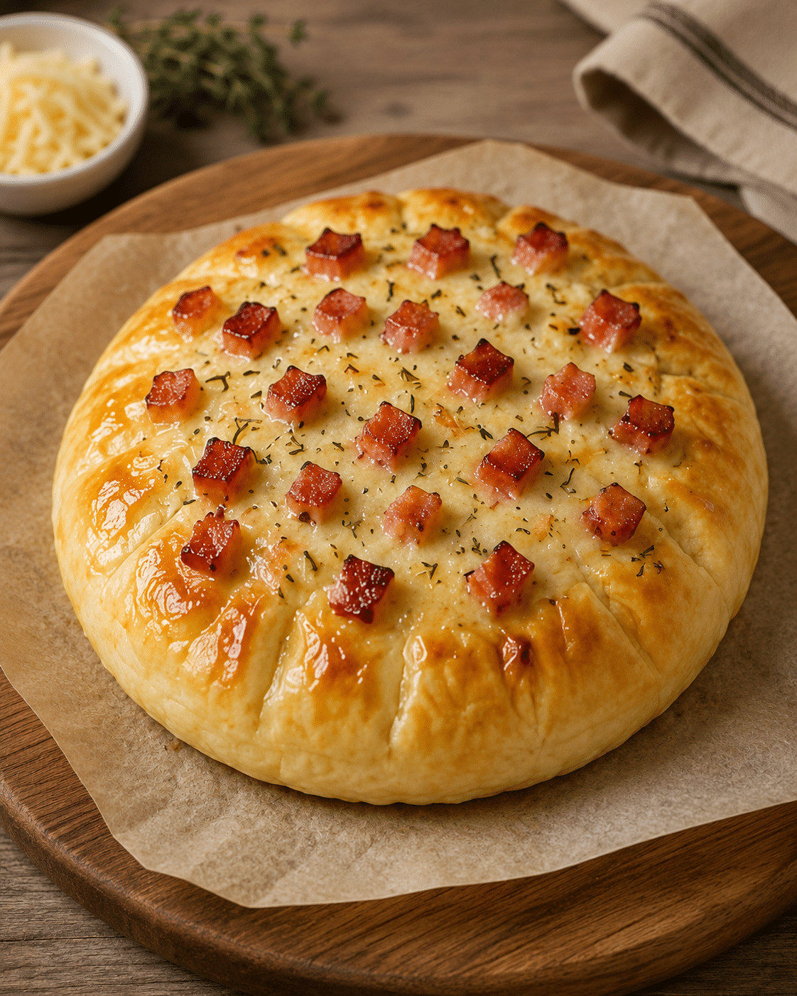 Feuilleté Camembert-Lardons : le plat gourmand et fondant Feuilleté Camembert-Lardons : le plat gourmand et fondant