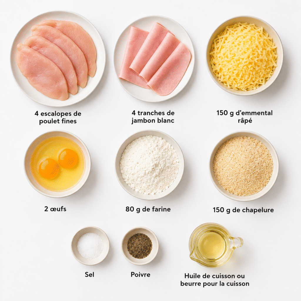 Cordon bleu maison au poulet
