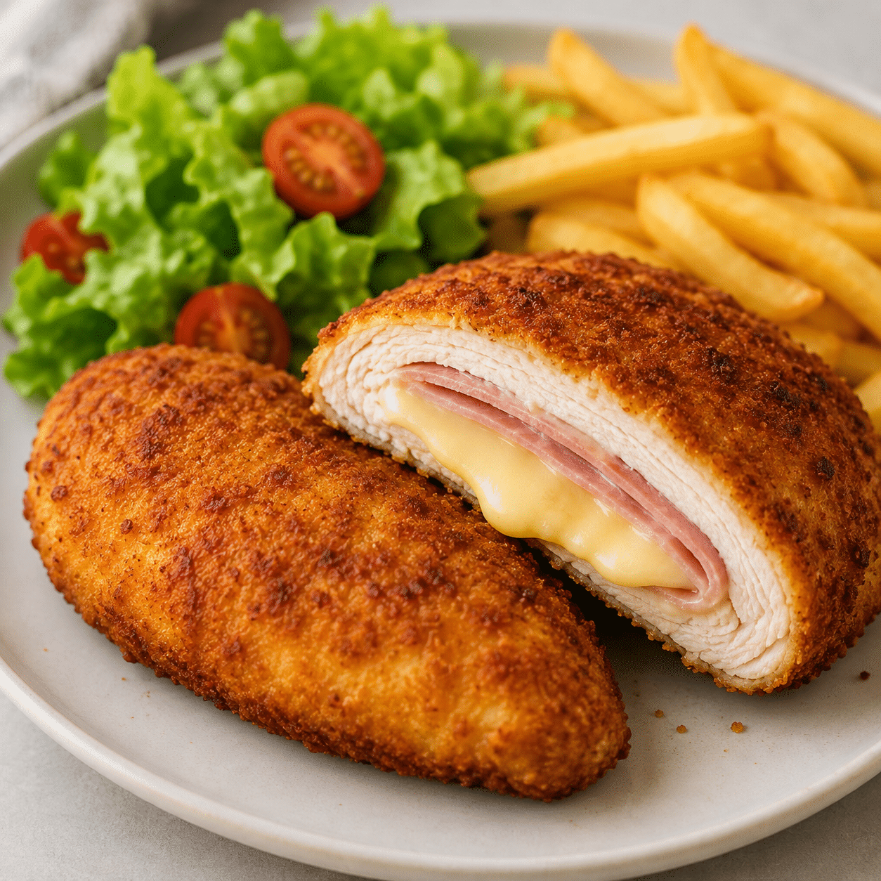 Cordon bleu maison au poulet