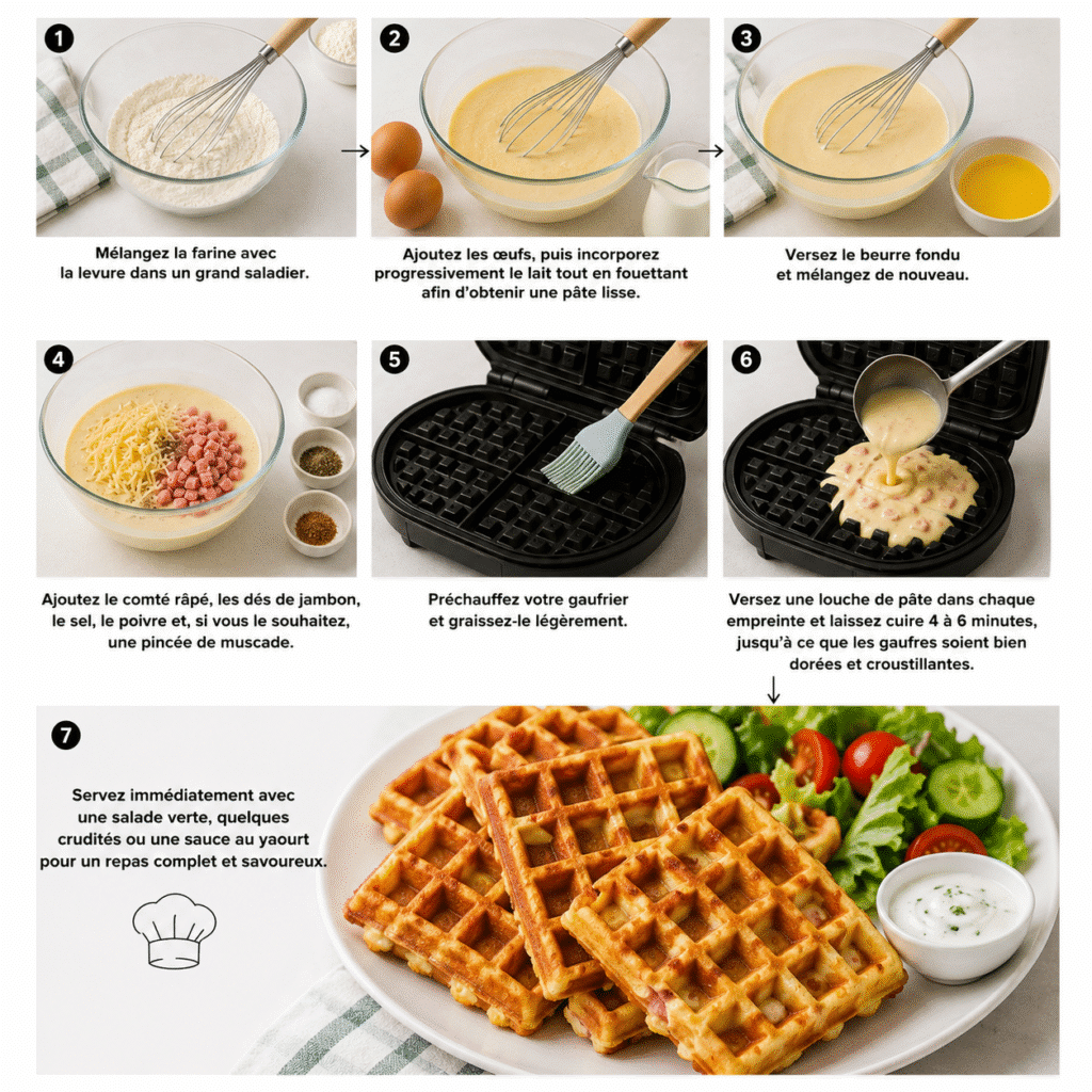 Croque-croûtes croustillants au jambon