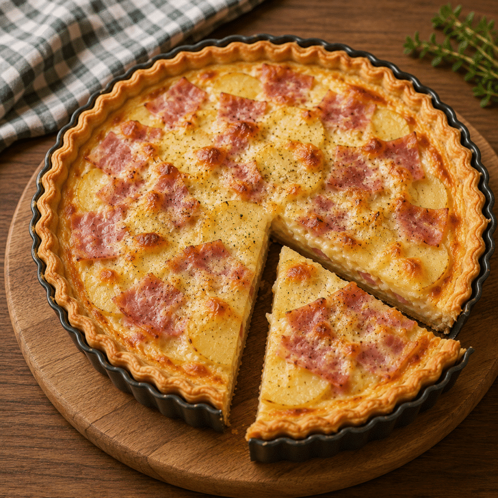 Tarticlette (Tarte façon Raclette)