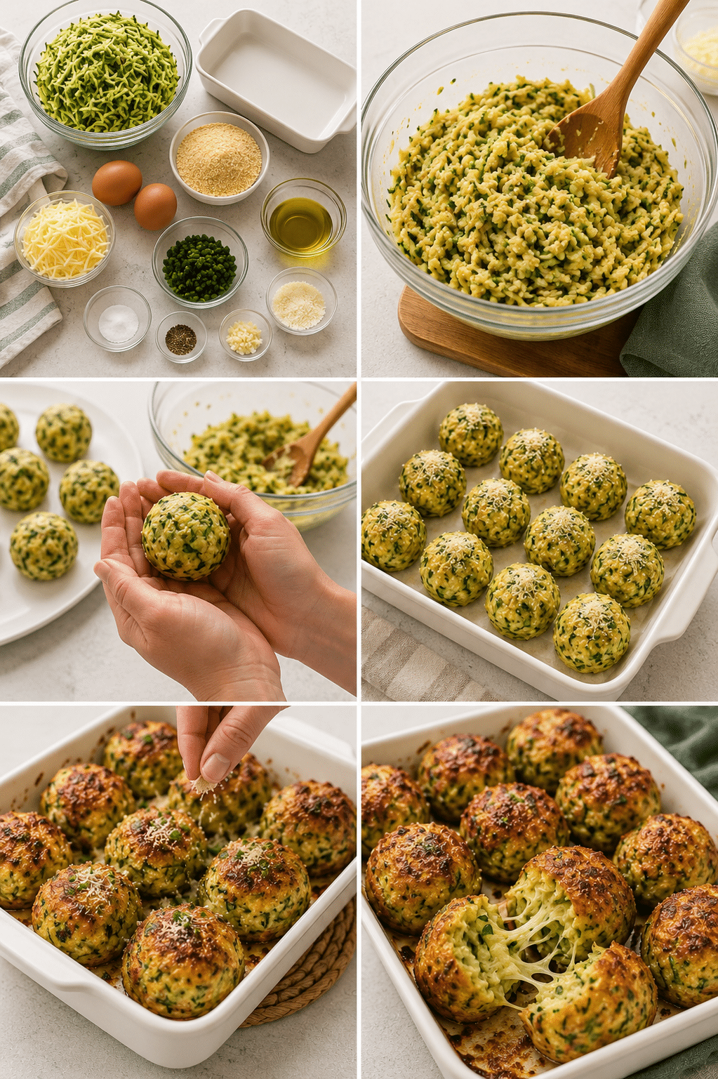 Boulettes de courgettes au parmesan, herbes fraîches et ail Boulettes de courgettes au parmesan, herbes fraîches et ail